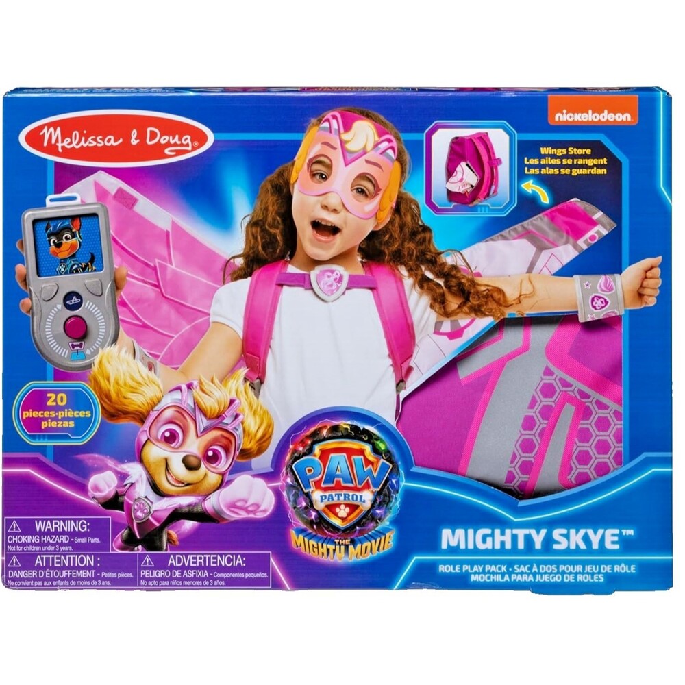 PAW Patrol The Mighty Movie Mighty Skye Role Play Pack Wings by Melissa & Doug